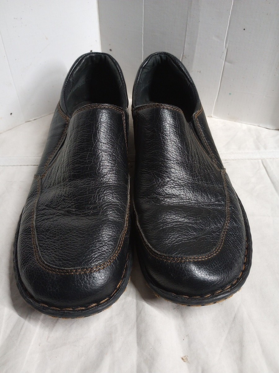 b.o.c Black Leather Loafers Slip-on Casual Shoes Size 9 M  display picture 1