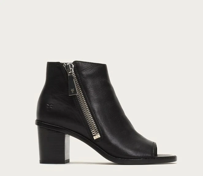 Frye open toe ankle clearance boots