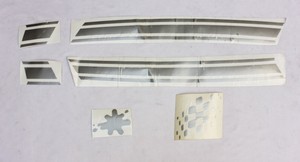 Lambretta Gp Dl Side Panel Stripes Sticker Kit Chequered Flag Ink Splat Silver Ebay