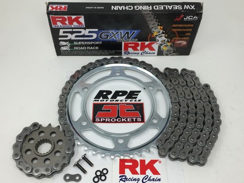 Yamaha R1 2004-2005 RK GXW525 XW-Ring Racing Chain and Sprockets Kit - Picture 10 of 10