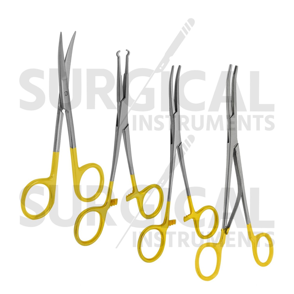 4-Piece Sutureless Vasectomy Surgery Set - Professional German Grade Surgical Instruments