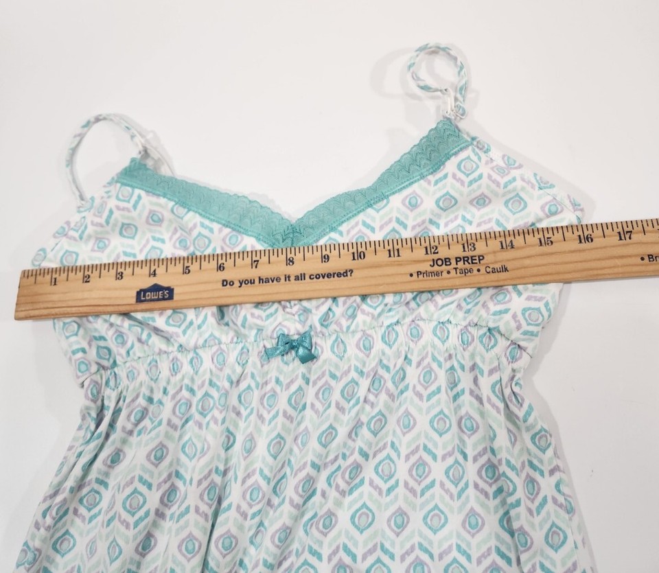 Belabumbum Maternity Nursing Dress Size Medium Nightgown A Frame Teal