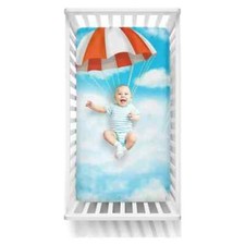 Luvsy Fitted Crib Sheet Parachute NIB