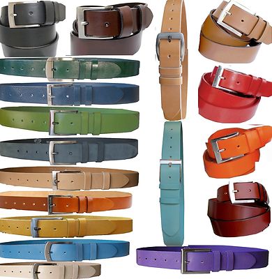NEW Very Strong 4cm Full RAWHIDE LEATHER Leather Belt Wide