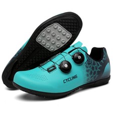 Zapatos de bicicleta de pedal plano para hombre Zapatos de ciclismo Zapatos de taco Tenis de bicicleta de montaña