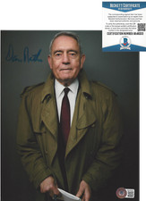 DAN RATHER - CBS EVENING NEWS TV HOST SIGNED 8x10 PHOTO BECKETT COA BAS