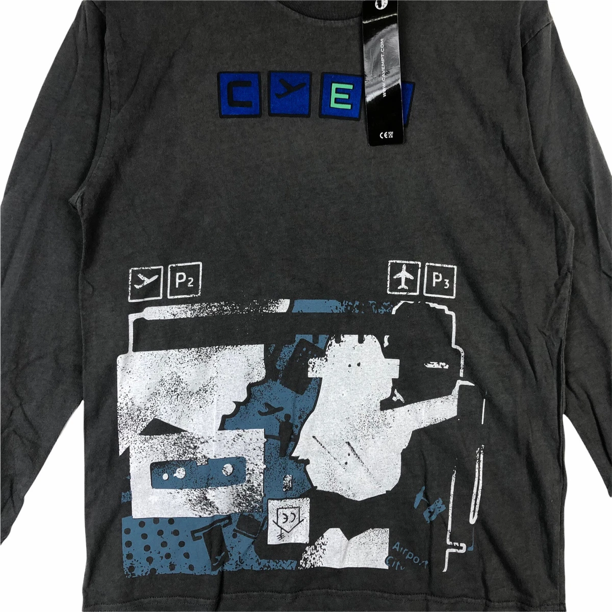 CAV EMPT CAVEMPT C.E. MADE IN ITALY ARTS SHOW AIRPORT PLANE T-SHIRTS