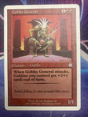 Goblin General (x1) - MTG Starter 1999 - LP