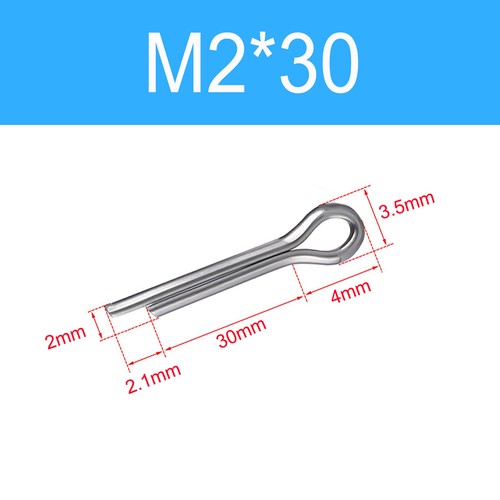 1mm 2mm 3mm 4mm To 10mm A2 Stainless Steel Split Pins Clevis / Cotter Pin DIN 94 - Picture 33 of 127