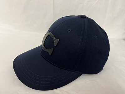 New Coach Varsity C Cap / Baseball Hat Strapback Navy F75703 | eBay