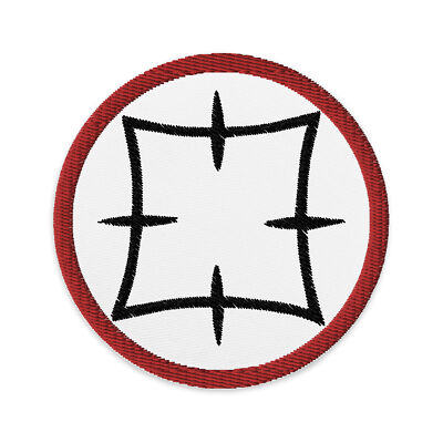 Japanese Kanji Angel Tenshi Symbol Badge Embroidered Iron On Sew On...