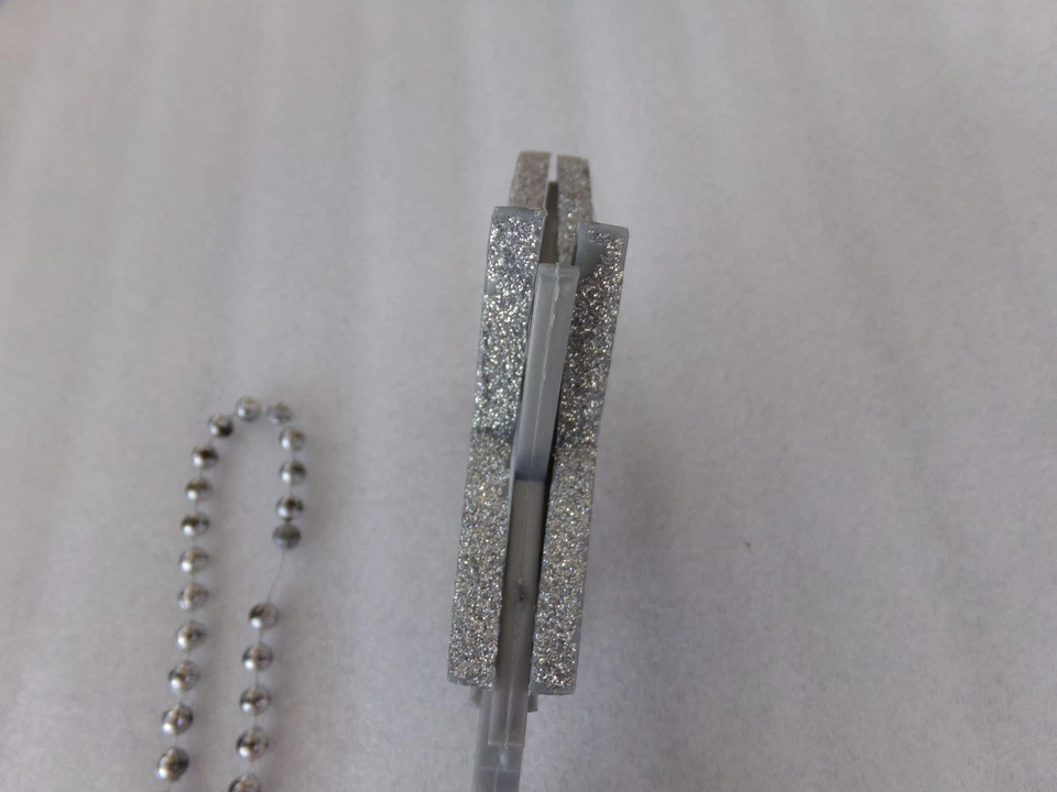 Varita mágica cuento de hadas mago cuentas brillantes disfraz perlas plateadas estrella Foto 4 de 4