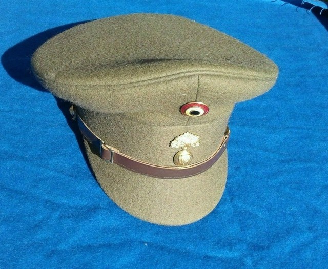 Belgium Belgian Military Army Officer Cap Size 58 7 1/4 Mfn Date 1985