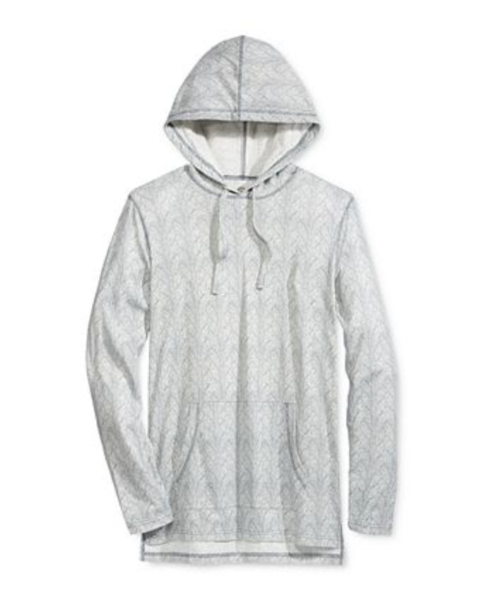 Мужская толстовка American Rag с принтом и карманами, цвет Бледно-голубой, Маленький размер