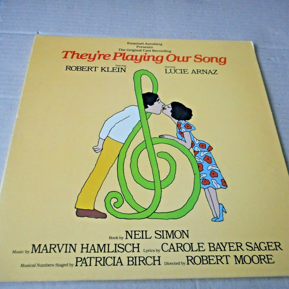 Robert Klein & Lucie Arnaz - They're Playing Our Song Soundtrack LP Record  VG+