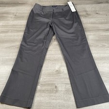 Tommy Hilfiger Women's Dress Pants Size 6 Color Black Flat Front Straight