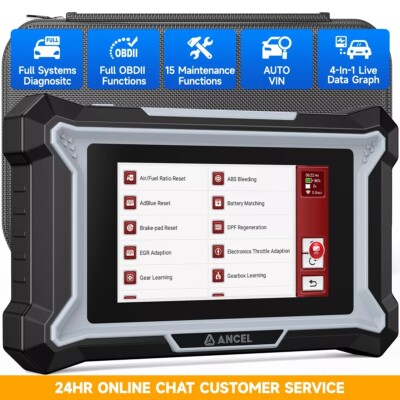 ANCEL DS200 PRO KFZ Car Auto OBD2 Scanner Diagnosegerät ALLE SYSTEM TPMS ABS