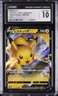 2021 POKEMON VMAX CLIMAX JAPANESE HOLO #45 PIKACHU V CGC 10 GEM MINT