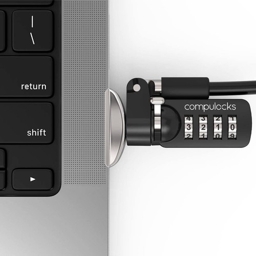 Compulocks MACBOOK PRO 14-INCH LEDGE LOCK ADAPTER +COMBINATION LOCK SILVER - Afbeelding 6 van 6