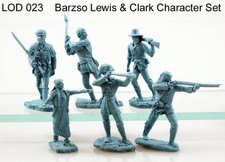 LOD Barzso Lewis Clark character figures x 6 1/32 toy soldiers