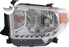 Driver Side Headlight for Toyota Tundra Limited SR SR5 2014-2017 Halogen with Bu
