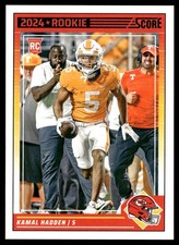 KAMAL HADDEN 2024 SCORE FOOTBALL RC KANSAS CITY CHIEFS #378