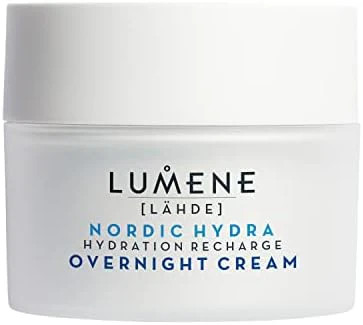 LUMENE Nordic Hydra [Lähde] Hydration Recharge Overnight Cream, Vegan 50 ml