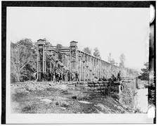 3. Photocopied 1972 from Smithsonian, 1852. VIEW FAIRMONT BRIDGE. - Baltimore