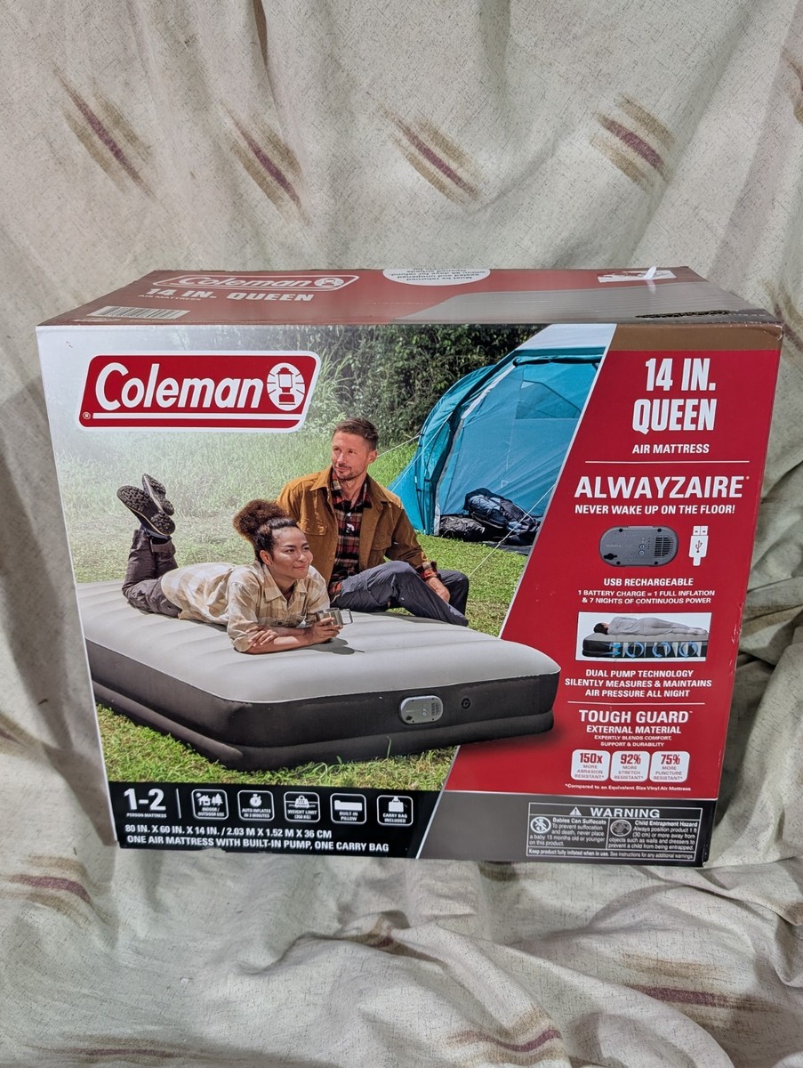 Coleman Alwayzaire Tough Guard Air Mattress Queen 14