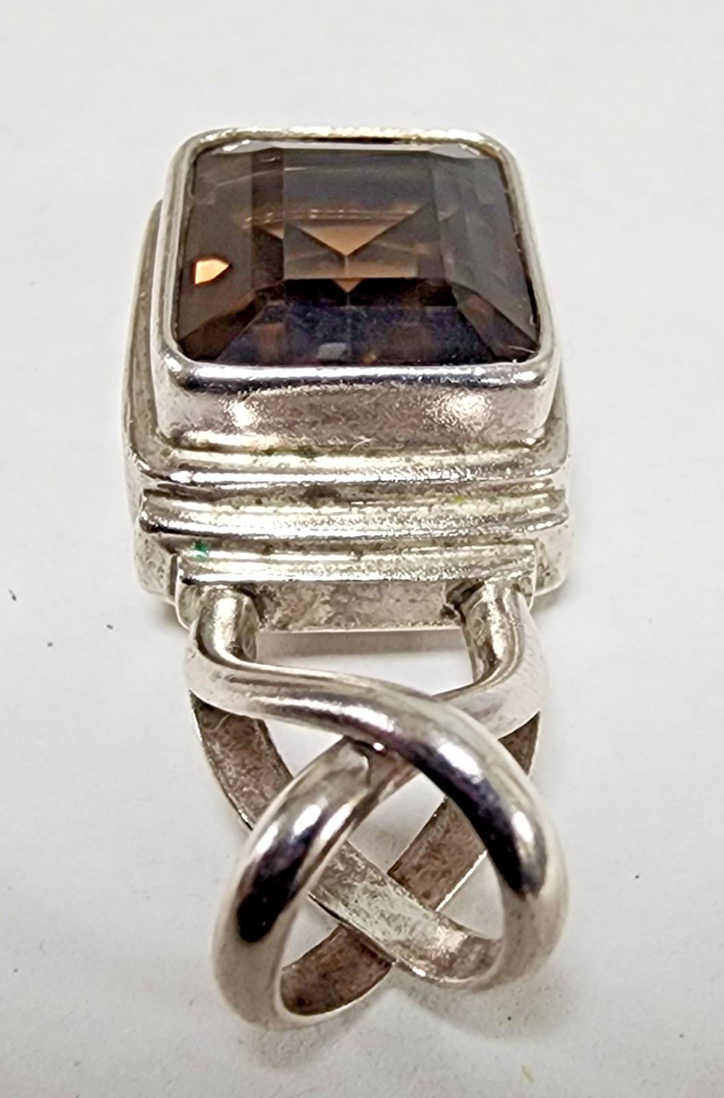 SARDA Sterling Silver 925 Rectangular Step-Cut Sm… - image 4