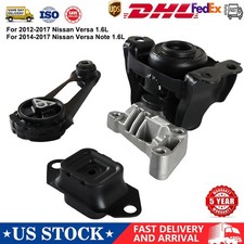 3PCS Engine Motor & Trans Mount For 2012-2017 Nissan Versa 1.6L/ Versa Note 1.6L
