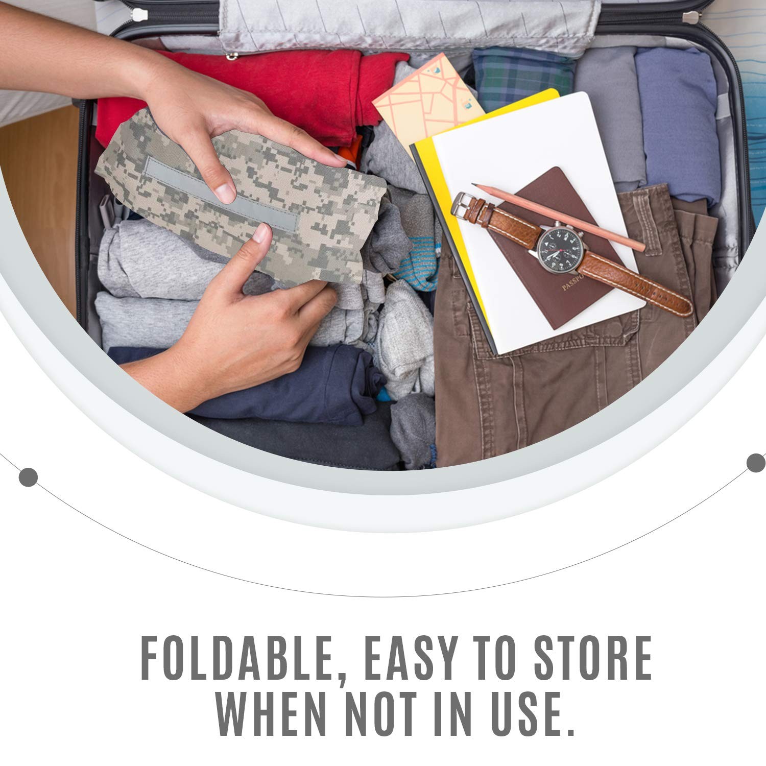 Heavy Duty Drawstring Backpack Digital Camouflage… - image 3