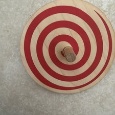 Channel Craft Wooden Top Toy Made In USA Vintage