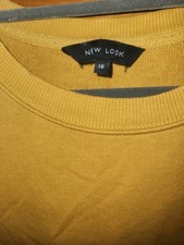 Long Sleeve Yellow Next Sweatshirt uk16