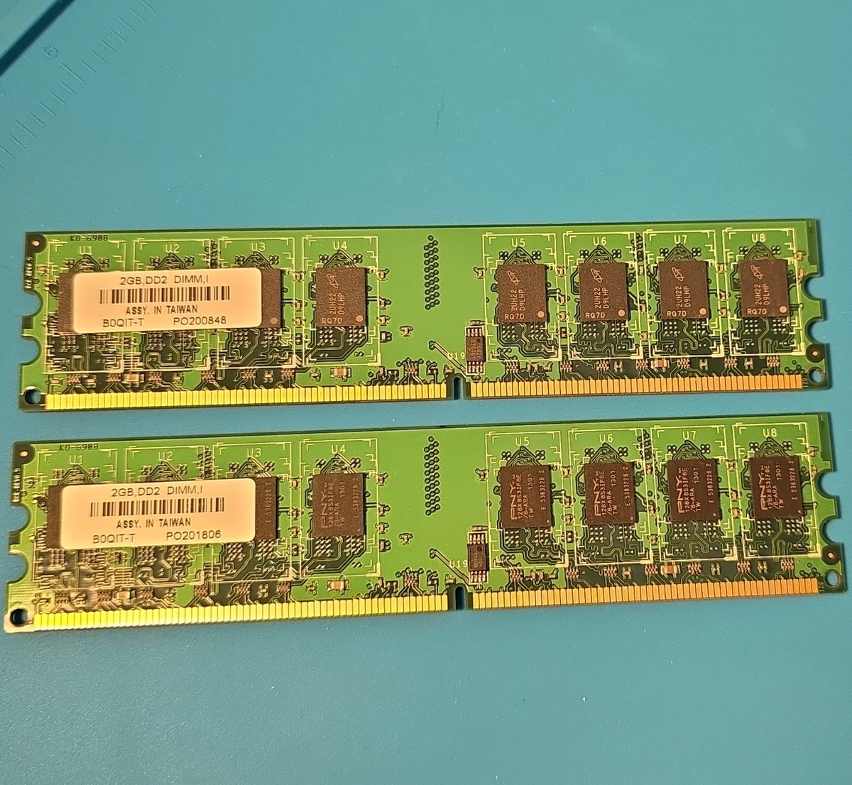 (未使用･未開封品)　Buffalo ECO-D2/N800-1G互換品 PC2-6400（DDR2-800）対応 200Pin用 DDR2 SO DIMM 1GB×2枚セット vf3p617 未使用・未開封品) Buffalo ECO-D2/N800-1G互換品 PC2-6400（DDR2-800）