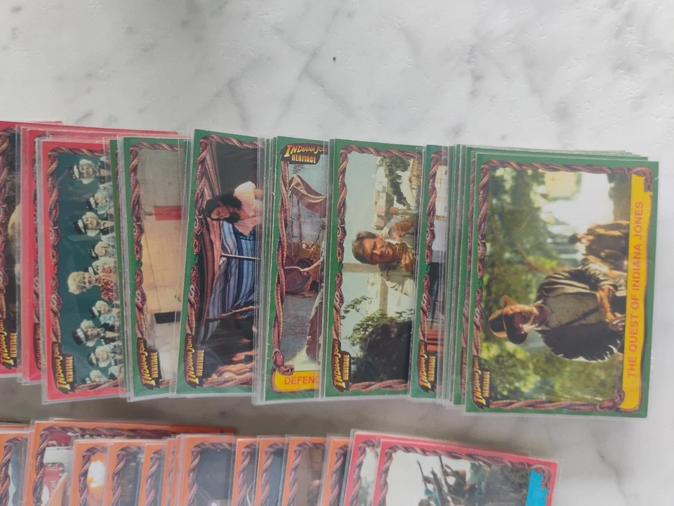 2008 TOPPS HERITAGE INDIANA JONES 90 CARD PARALLEL #/500 COMPLETE SET - Image 3 of 4