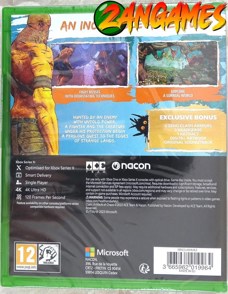 Clash: Artifacts of Chaos - Zeno Edition (Xbox One • Xbox Series X) [NEW/SEALED] - Image 2 of 2