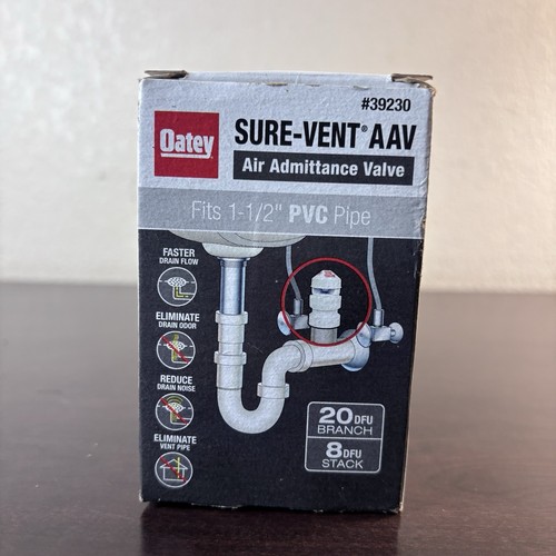 Oatey Sure-Vent Air Admittance Valve PVC 1-1/2 39230 - Picture 4 of 11