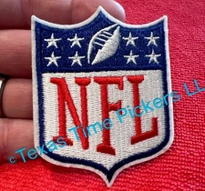 🔥LARGE NFL Logo Shield Iron-on PREMIUM PATCH Football Jersey Jacket Hat Shirt