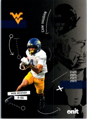 2025 ONIT Athlete West Virginia Mountaineers #SIL-2 Cam Vaughn Silhouette