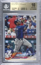 2018 Topps Update Ronald Acuna Jr (Vertical Blue Jersey) BGS 10 PRISTINE 1j6