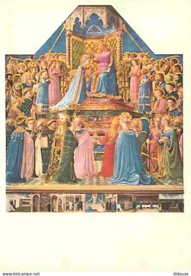 Carte Postale - Art - Peinture Religieuse - Fra Beato Angelico - Le Couronnement - Photo 1/2