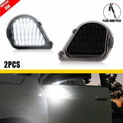 LED Side Mirror Puddle Lights For Dodge Ram 10-18 1500 2500 3500 4500 5500 Truck