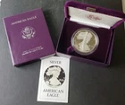 1986 S Proof $1 American Silver Eagle Dollar