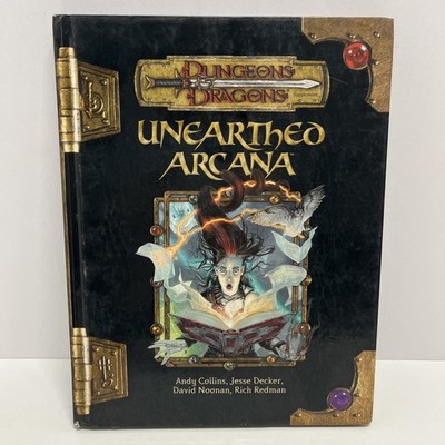 Unearthed Arcana : Dungeons and Dragons Rulebook First Printing 2004 Hardcover