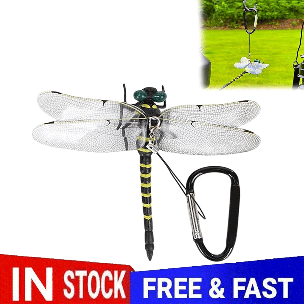 Dragonfly Clip-On, Fake Dragon Fly Hat Clip On, 3D Realistic