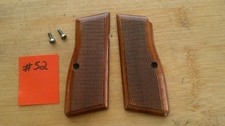 Vintage Browning Hi Power Hp High Power P35 Factory Wood Grips Red Back Screws