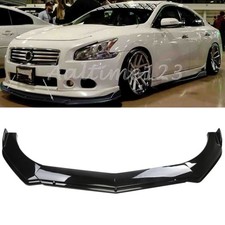 For Nissan Maxima 2001-2023 Gloss Front Bumper Lip Splitter Body Kit Spoiler Us