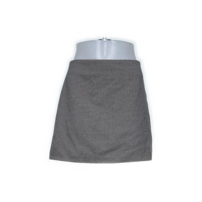 H&M, Rock, Größe: 40, Schwarz/Weiß, Polyester/Viskose, Hahnentritt, Tweed #eV7