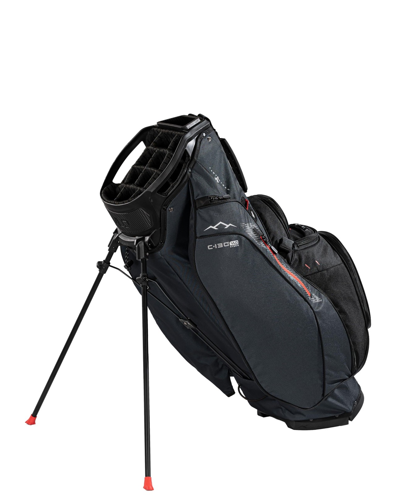 C-130S 2024 Stand Bag, Grey/Navy - Sun Mountain Golf